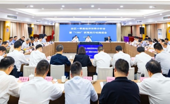 全區(qū)一季度經(jīng)濟(jì)形勢(shì)分析會(huì)暨“1285”抓落實(shí)行動(dòng)推進(jìn)會(huì)召開.jpg